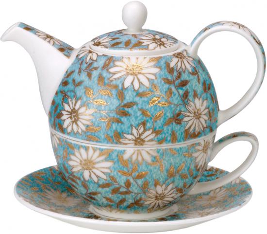 Tea for One Set Nuovo Blau-Grn